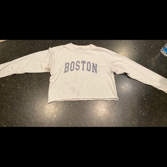 Brandy Melville Tops - Brandy Melville long sleeve Boston shirt!